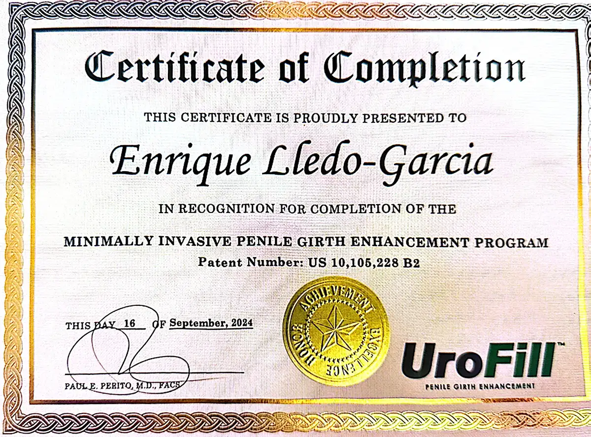 Certificado UroFill